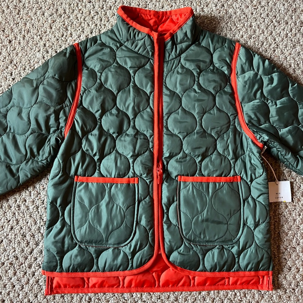Boys large 10/12 fall / spring coat NEW